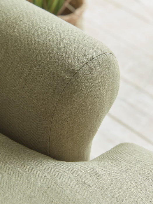 Visby Two Seater Sofa â€“ Fern Herringbone