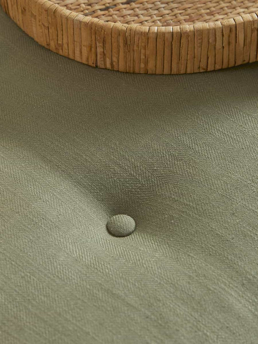 Visby Ottoman Fern Herringbone