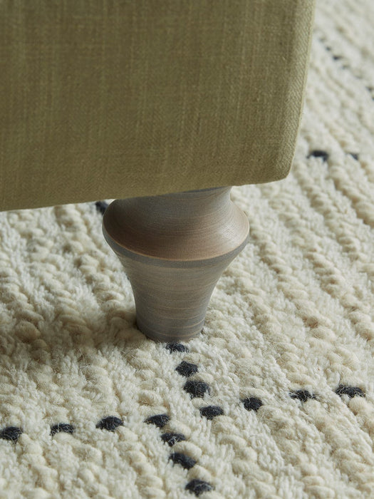Visby Ottoman Fern Herringbone