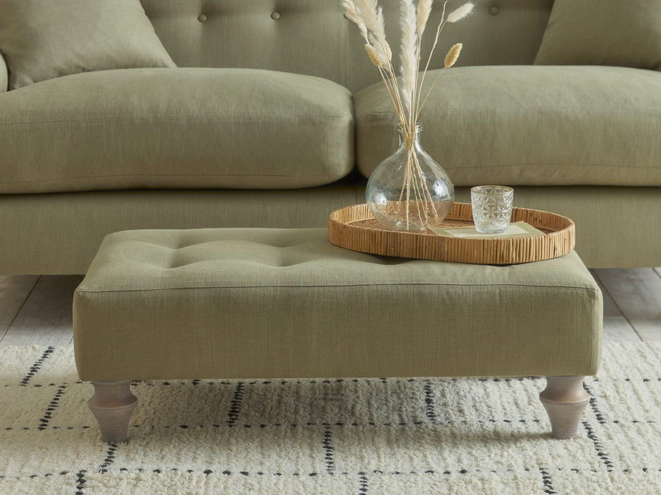 Visby Ottoman Fern Herringbone