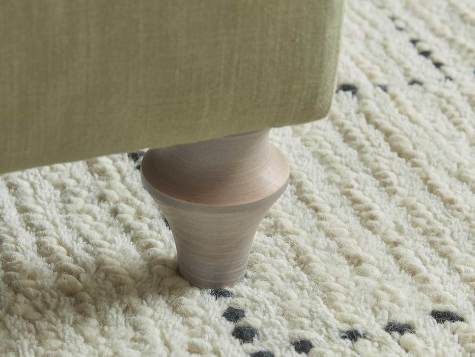 Visby Ottoman Fern Herringbone