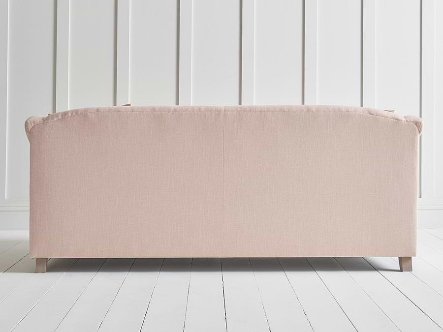 Artes Three Seater Sofa â€“ Soft Rose Cotton Linen