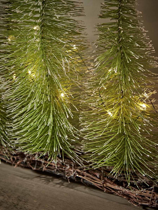 Light Up Brush Trees Forest - Green