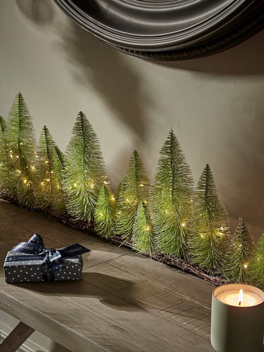 Light Up Brush Trees Forest - Green