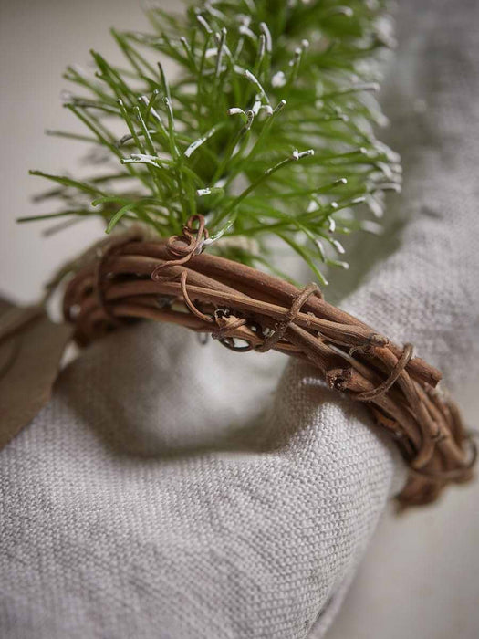 Four Brush Trees Napkin Rings