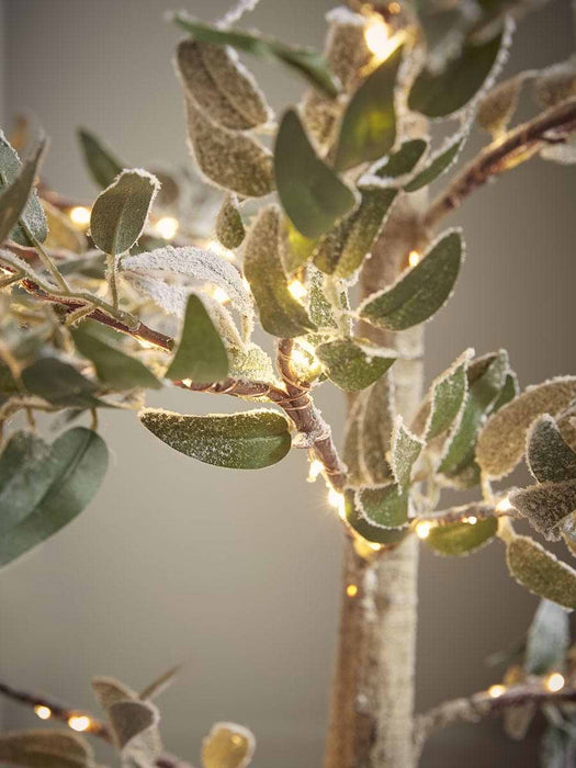 Indoor Outdoor Light Up Faux Olive Tree