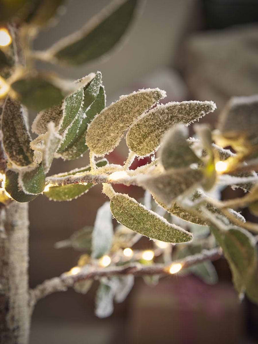 Indoor Outdoor Light Up Faux Olive Tree