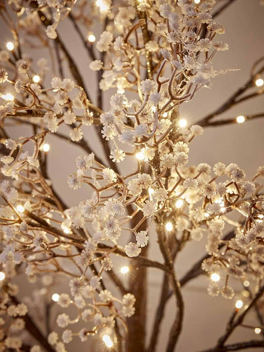 Indoor Outdoor Golden Gypsophila Light Up Tree