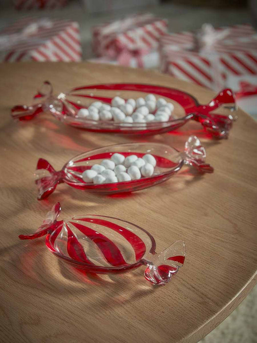 Three Sweetie Glass Plates