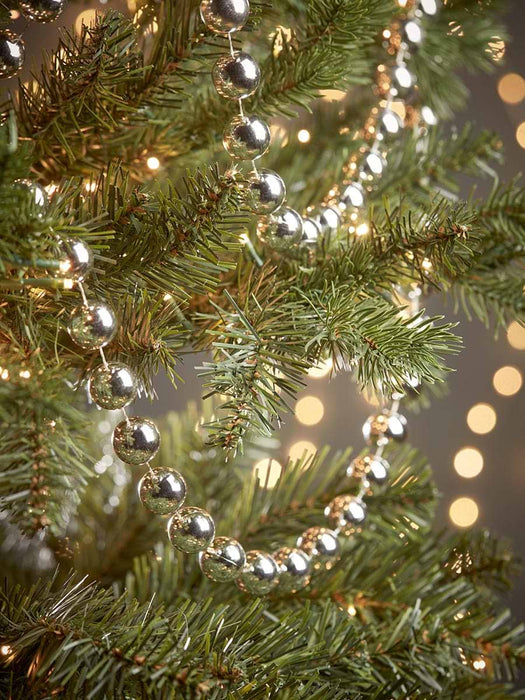 Silver Beaded Garland - Large