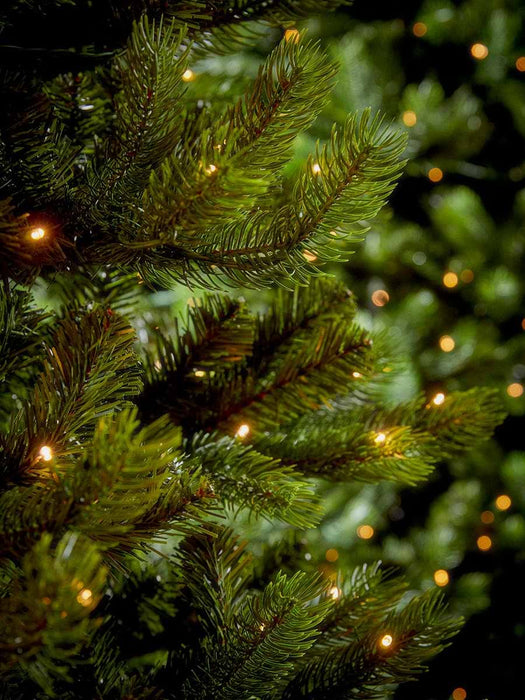 Outdoor Solar Pre-Lit Christmas Tree - 7ft