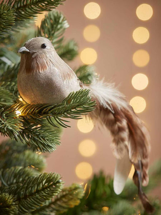 Four Feathered Bird Clips