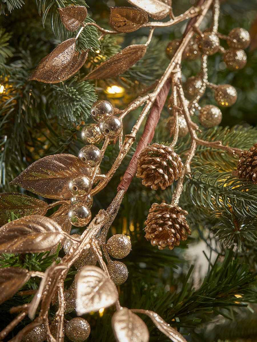 Golden Berry & Pinecone Garland