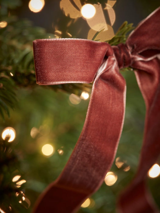 Twelve Slim Velvet Tree Bows