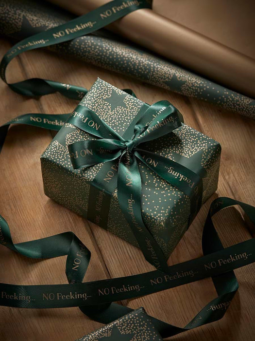 Deco Stars Luxury Reversible Wrapping Paper - 10m