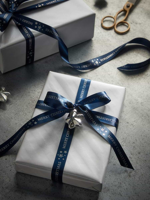 Merry Christmas Stars Ribbon