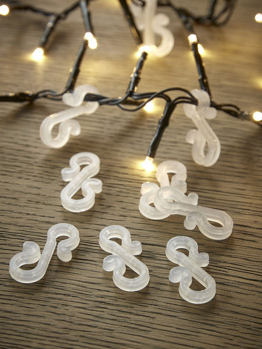 Twenty Four String Lights Gutter Hooks