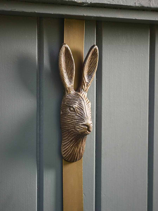 Brass Hare Wreath Hanger