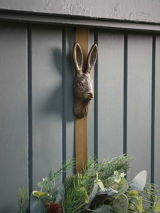 Brass Hare Wreath Hanger