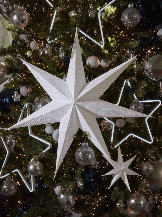 Two Hanging Paper Stars - Large
