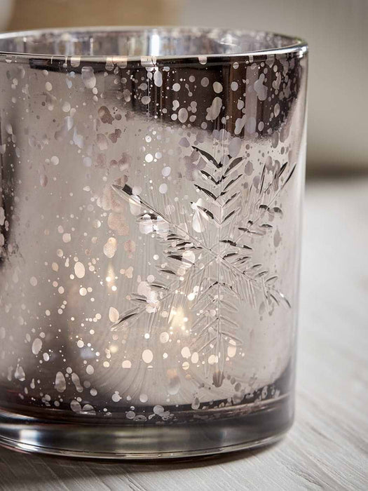 Snowflake Silhouette Tealight Holder - Small