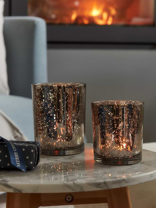 Snowflake Silhouette Tealight Holder - Small