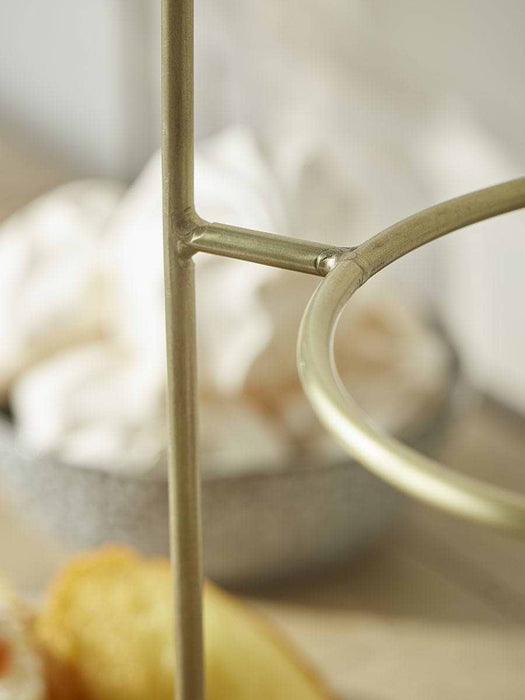 Two Tiered Cake Stand - Brass