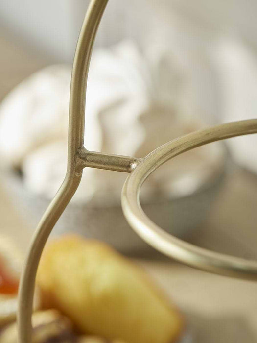 Three Tiered Cake Stand - Brass