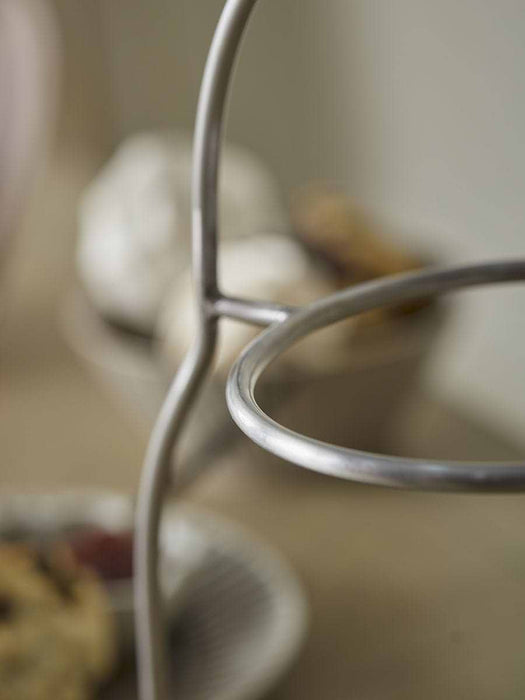 Three Tiered Cake Stand - Nickel