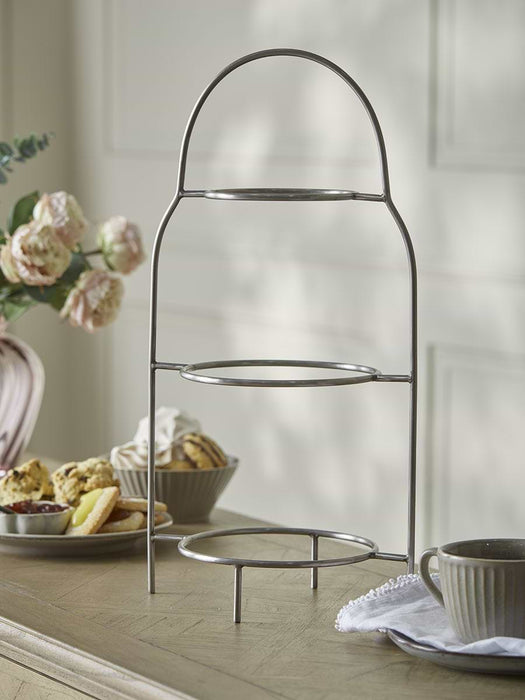 Three Tiered Cake Stand - Nickel