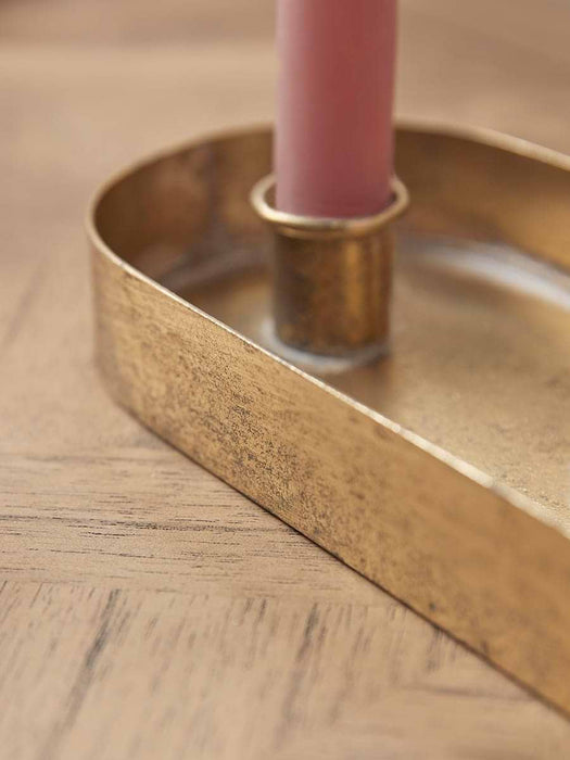Oval Dinner Candle Holder