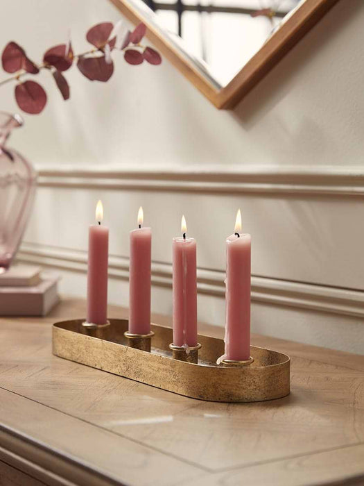 Oval Dinner Candle Holder