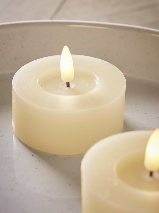 Two LED Faux Candles - Low