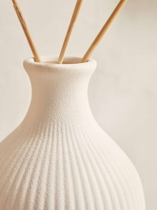 White Lara Vase - Tall