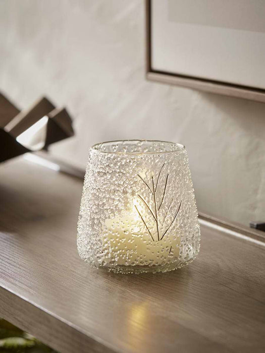 Dried Grass Candle Holder