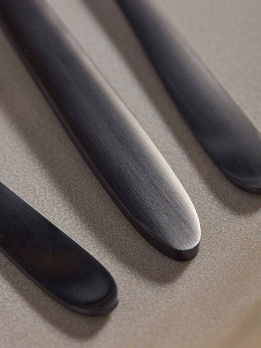 Sixteen Piece Cutlery Set - Matte Black