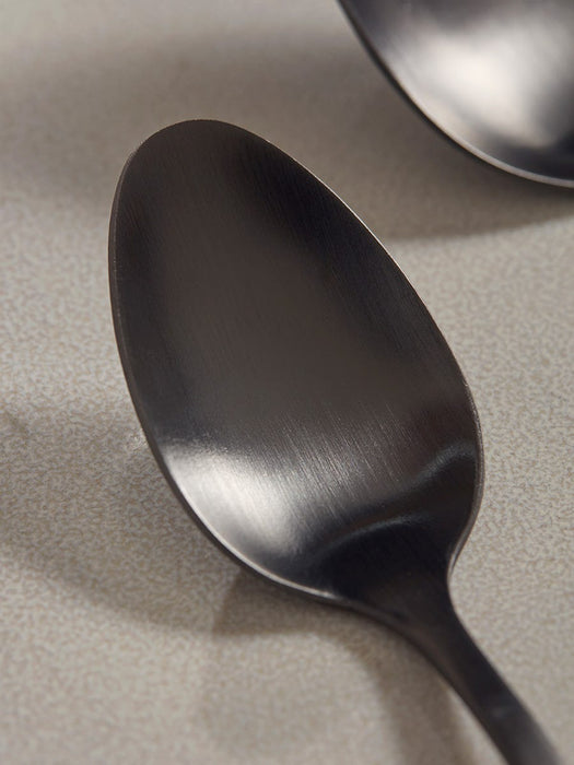 Sixteen Piece Cutlery Set - Matte Black
