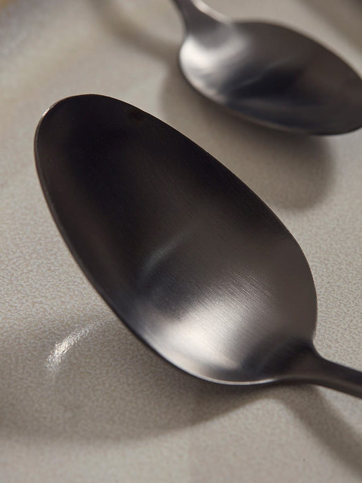 Sixteen Piece Cutlery Set - Matte Black