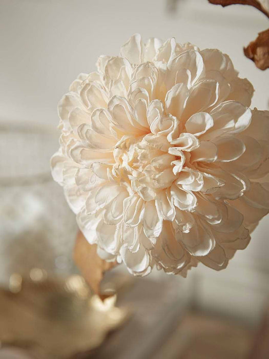 Three Faux Dahlia Stems