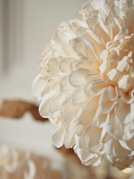 Three Faux Dahlia Stems
