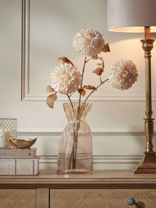 Three Faux Dahlia Stems