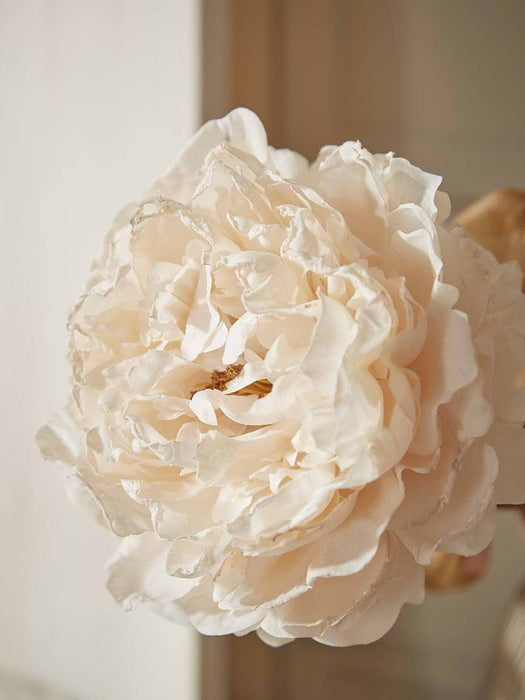 Three Faux Peony Stems