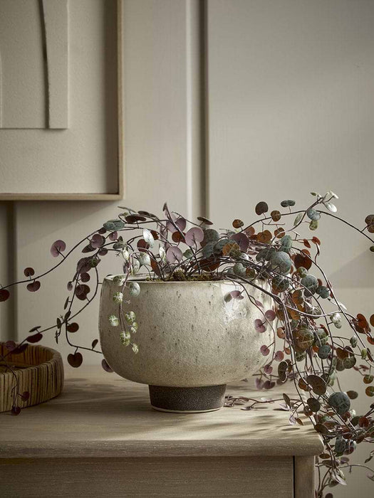Glazed Footed Planter