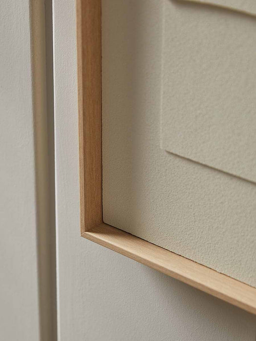 Layered Framed Abstract Canvas