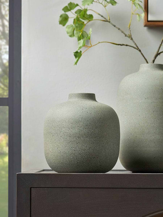 Speckled Metal Vase - Small