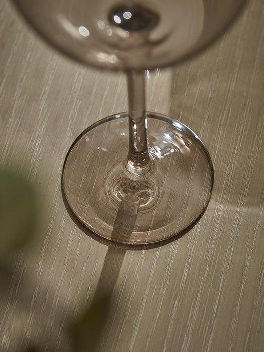Six Smoked Wine Glasses