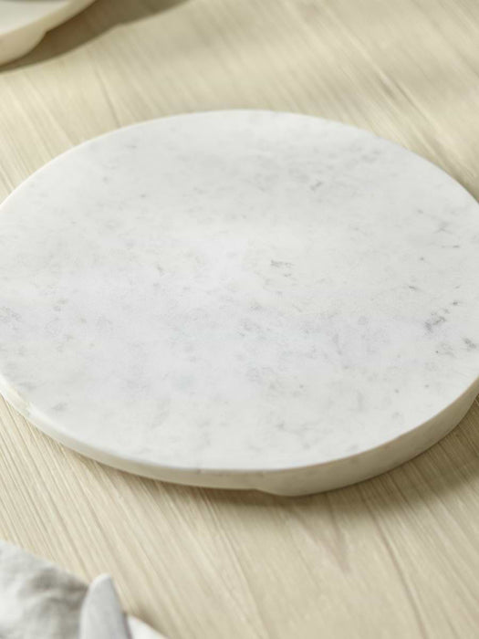 Round Marble Serving Board - Small