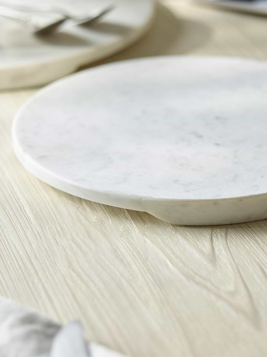 Round Marble Serving Board - Small