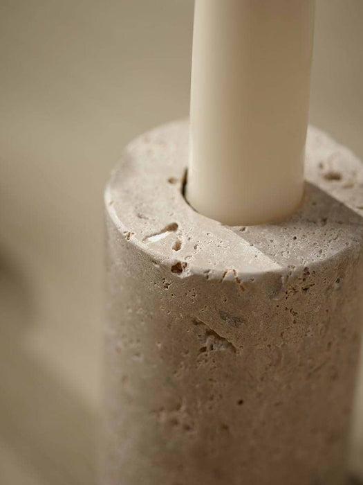 Stone Dinner Candle Holder - Small