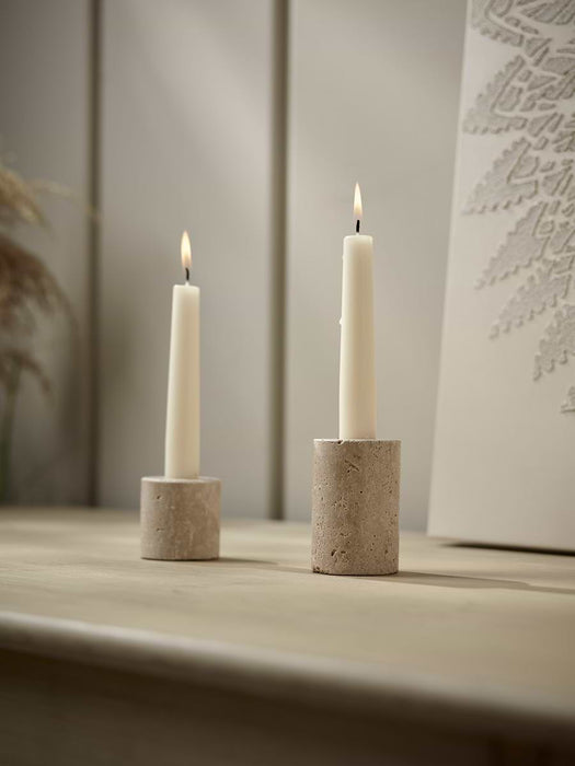 Stone Dinner Candle Holder - Small
